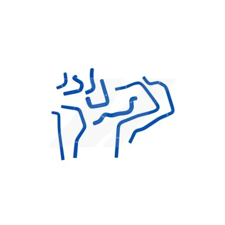 Mishimoto Subaru WRX Silicone Ancillary Hose Kit 2002-2005 Blue