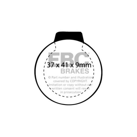 DP246 Klocki hamulcowe ULTIMAX2 EBC Brakes Citroen GS GSA