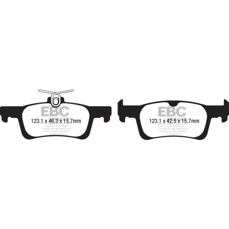 DP42199R Klocki hamulcowe YELLOWSTUFF EBC Brakes Peugeot 308 SW Mk2 308