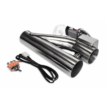 Elektroniczna przepustnica wydechu 76mm sterowana przełącznikiem