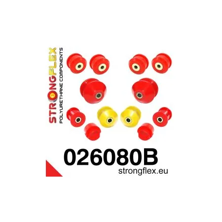 026080B: Zestaw poliuretanowy zawieszenia przedniego Audi A4