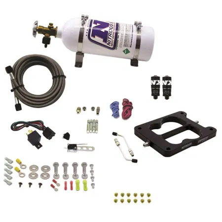 Q-Jet Holley Spreadbore Hitman Nitrous System 100-150-200Hp with 5Lb Bottle Nitrous Express NX 40080-05
