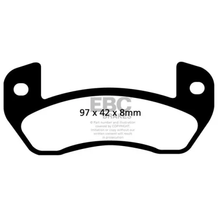 DP849 Klocki hamulcowe ULTIMAX2 EBC Brakes AIXAM 400 500 AIXAM-MEGA A721 A741 A751 Crossline CHATENET Stella LIGIER Ambra Be Two Be Up Nova MICROCAR M