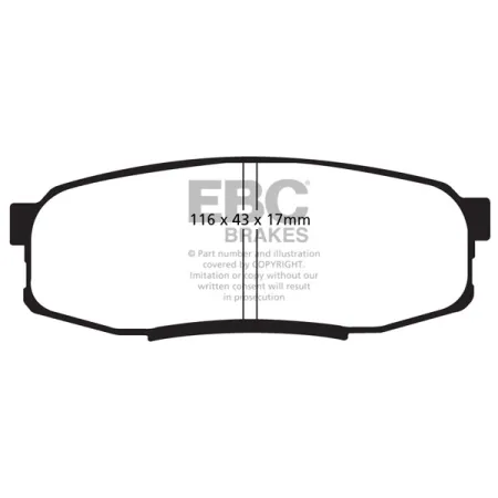 DP1816 Klocki hamulcowe ULTIMAX2 EBC Brakes Lexus LX450 LX570 Toyota Landcruiser URJ202 Landcruiser UZJ200 Landcruiser URJ200 Landcruiser Landcruiser