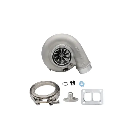 Turbosprężarka Pulsar PSR 7375G Compact 1200KM 1.01 T4 Twin Scroll Wlot Wlot 4" V-Band Wylot Łożyska kulkowe