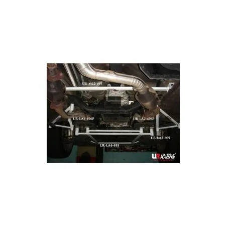 Rozpórka przednia dolna (Front Lower Tiebar) (509) Ultra Racing Nissan Elgrand (E51) 3.5 V6 4WD 02-10
