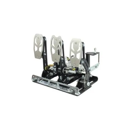 Pedalbox Kart Cross SMG Mocowany do Podłogi z Podparciem Stopy RacingPedalBoxes