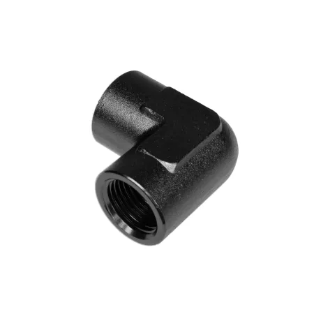 1/2 NPT 90' Nypel adapter żeńsko-żeński Czarny