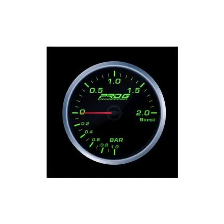 Wskaźnik Pro G Race Series 2 RS, doładowania Boost 2 Bar GREEN 52mm