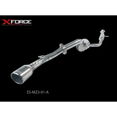 Układ wydechowy XForce Mazda 3 2004-2009 SP23 Sedan stal nierdzewna