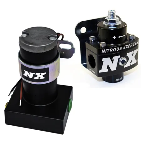 NX Black Pump with NX Billet non Bypass Regulator Nitrous Express NX 15953