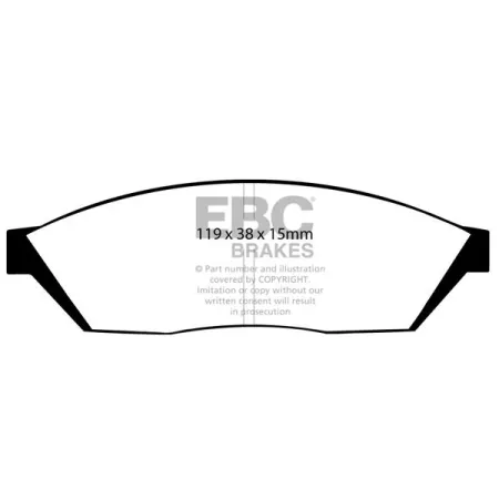 DP374 Klocki hamulcowe ULTIMAX2 EBC Brakes BEDFord Rascal Van Honda Civic 2nd Gen SL Civic 2nd Gen SS Suzuki Alto SB308 Alto SS80 Suzuki COMMERCIAL Su