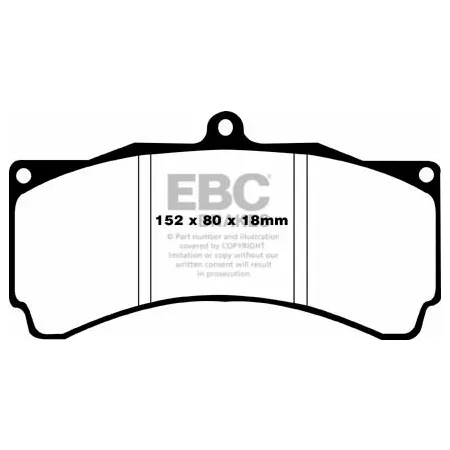 DP8012RP1 Sportowe klocki hamulcowe RP-1 Racing EBC Brakes SPYKER C8 Laviolette