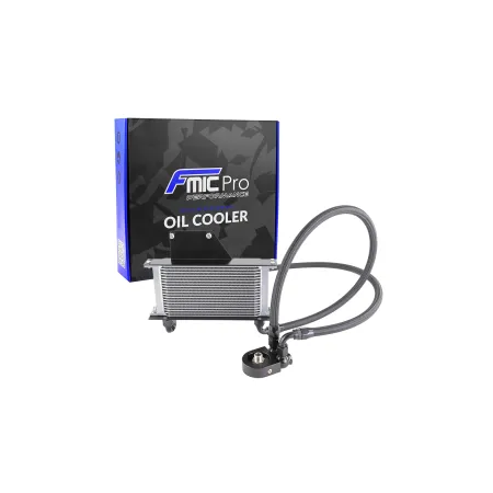 Zestaw Chłodnicy Oleju Silnikowego Srebrny FMIC.Pro Subaru Impreza WRX STI 2001-2005