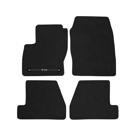 Dywaniki welurowe Premium FMIC Performance FORD FOCUS MK3 2011-2018 ROZSTAW STOPERÓW 31CM