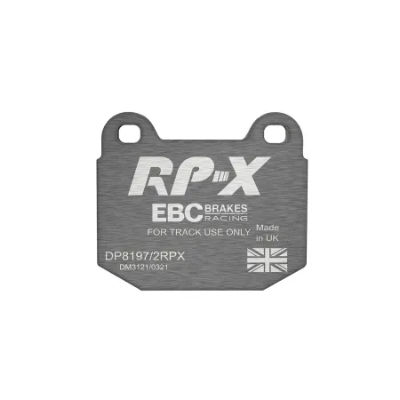 DP8197/2RPX Sportowe klocki hamulcowe RP-X Racing EBC Brakes Lotus 340R Elise Series 1 Elise Series 2 Elise Series 3 Europa Exige Series 1 Exige Serie