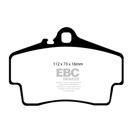 DP81208RPX Sportowe klocki hamulcowe RP-X Racing EBC Brakes Porsche Boxster 986 Boxster 987 Cayman 987 Porsche 911 996 911 997 Boxster Boxster S Cayma