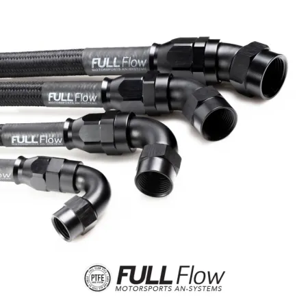 Przewód PTFE AN6 stalowy w nylonowym oplocie Nuke Performance 2m (6.5ft)