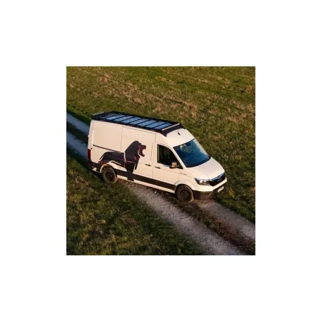 Aluminiowy bagażnik dachowy IOD Performance do MAN TGE L3H3 VW Crafter L3H3