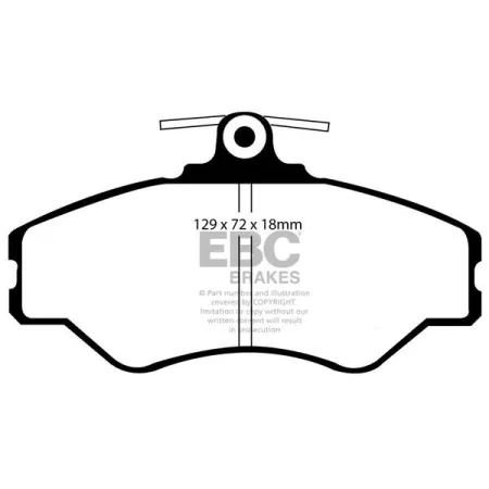 DP1086 Klocki hamulcowe ULTIMAX2 EBC Brakes Hyundai COMMERCIAL H100 H150 H20