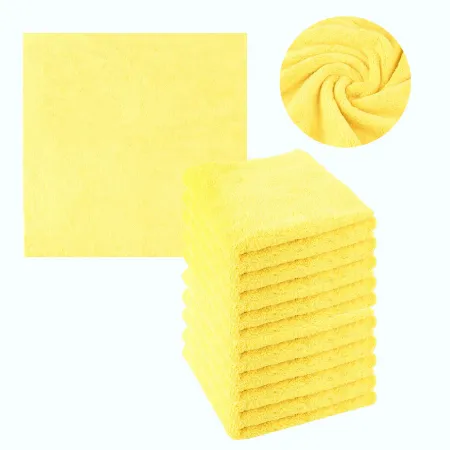 10x Ścierka ściereczka gruba Mikrofibra do lakieru docierania wosków QD 40x40 cm 550 g/m2 Bezszwowa