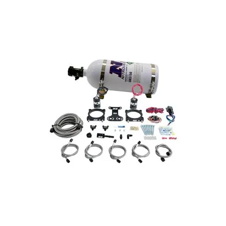 Dual Throttle Body Plate System with 10Lb Bottle for Ford Mustang 5.0L 2024+ Nitrous Express NX 20964-10