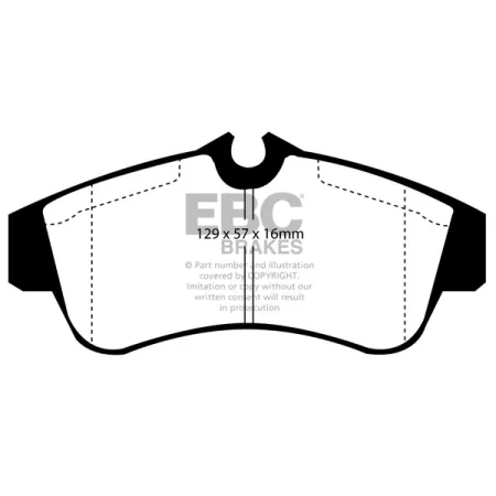 DP833 Klocki hamulcowe ULTIMAX2 EBC Brakes Nissan Almera Primera P10 Primera W10 Primera P11 Primera W11