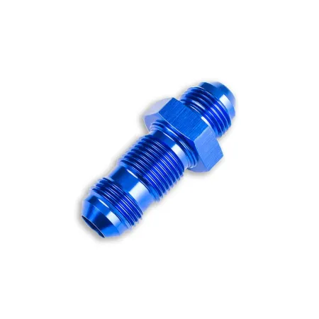 AN8 JIC Nypel adapter grodziowy prosty Niebieski