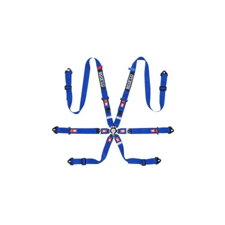 Sparco Competition H-2 6-Points 2" Harness Blue FIA Approved 8853-2016 up to 2029