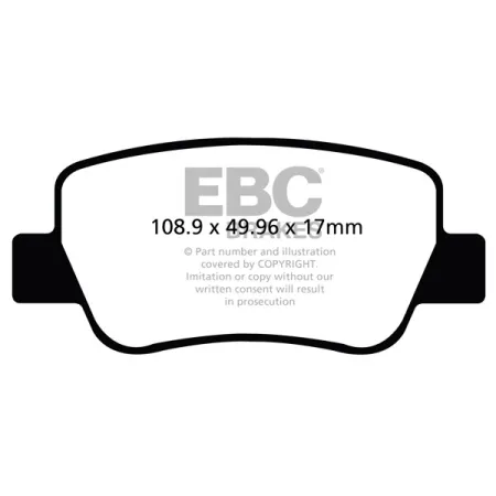 DPX2027 Klocki hamulcowe ULTIMAX2 EBC Brakes Toyota Avensis