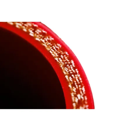 Łącznik silikonowy prosty 83mm Czerwony 10cm