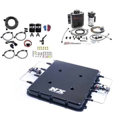 Nitrous and Water Methanol System with Billet LT4 Supercharger Lid without Bottle Nitrous Express 20939BMF-00
