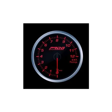 Wskaźnik Pro G Race Series RS, temperatury spalin EGT °C RED 52mm