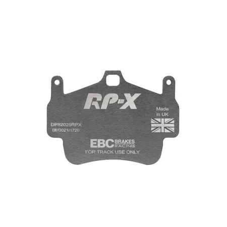 DP82029RPX Sportowe klocki hamulcowe RP-X Racing EBC Brakes Porsche Boxster 987 Boxster Spyder 987 Cayman 987 Porsche 911 997 Boxster Boxster S Boxste