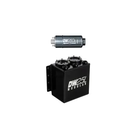 DeatschWerks 2.5L Surge Tank with 250iL In-Line Fuel Pump