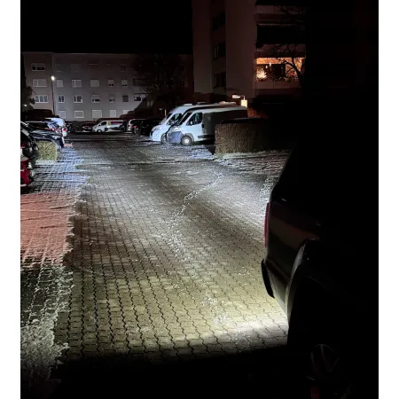 Lampa Robocza LED Purelux Terrain Black Slim Spot 16cm 30W