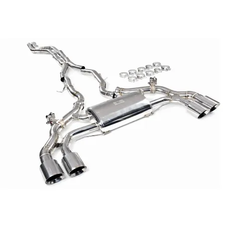 Aktywny układ wydechowy z klapami Cat-Back FMIC.Pro BMW X3M X4M F97 F98 3.0L S58 2019-2023