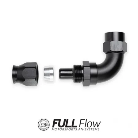 Nuke Performance Full Flow PTFE Hose End Fitting 30 Degree AN8