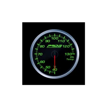 Wskaźnik Pro G Race Series RS, temperatury oleju °C GREEN 60mm