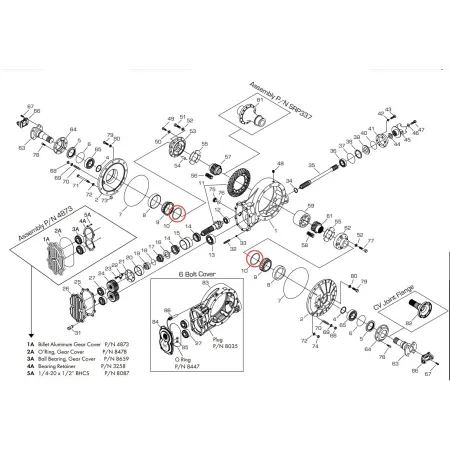 Winters Zestaw podkładek dystansowych Shim kit 6115