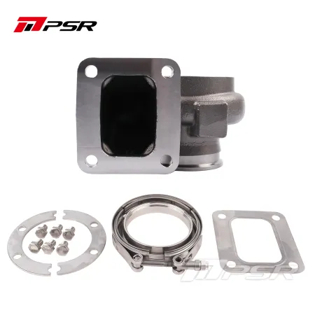 Pulsar PSR PTX35 Turbine Housing for 3576 / 3582 Turbos Stainless STeel T4 Open V-Band Outlet 0.63A/R