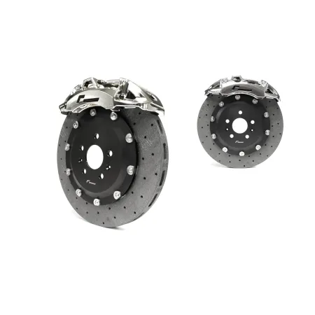 RacingLine Stage 3+ Carbon Brake Kit 380mm 6 Pot MQB MQB evo Black