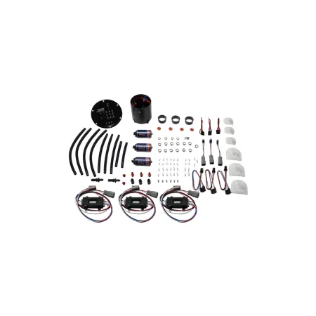 X3 Moduł potrójnych pomp DW810 bezszczotkowych z kontrolerami DeatschWerks Nissan GT-R R35 2009-2024