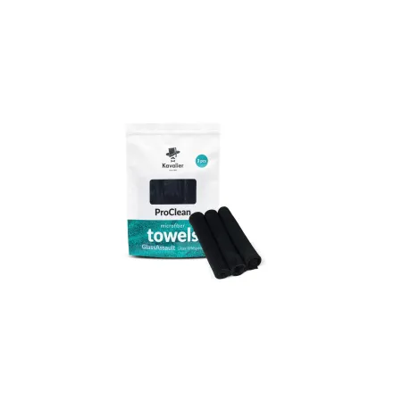 KAVALIER ProClean Microfiber Towel - GlassAssault Glass Whisperer 3pack