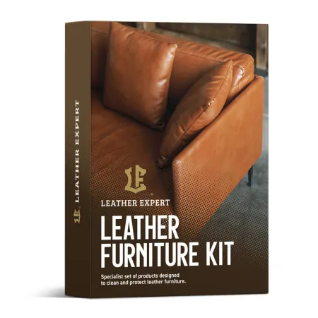 Leather Expert Furniture Kit 2x250ml – zestaw do czyszczenia i pielęgnacji mebli skórzanych