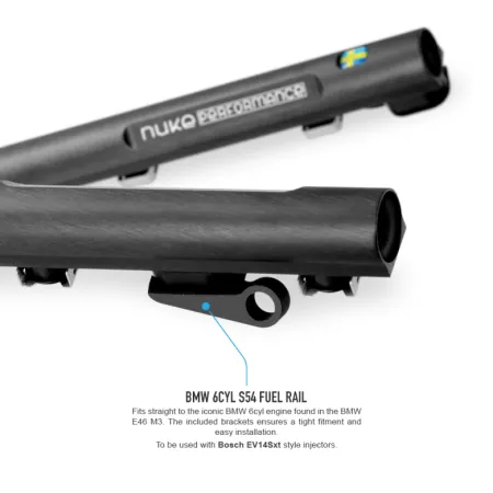 Nuke Performance Fuel Rail for BMW E46 M3 Z3 Z4 6 Cyl S54