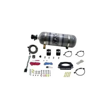 LS 102mm Plate System with 12Lb Carbon Bottle for GM Vehicles Nitrous Express NX 20933-12