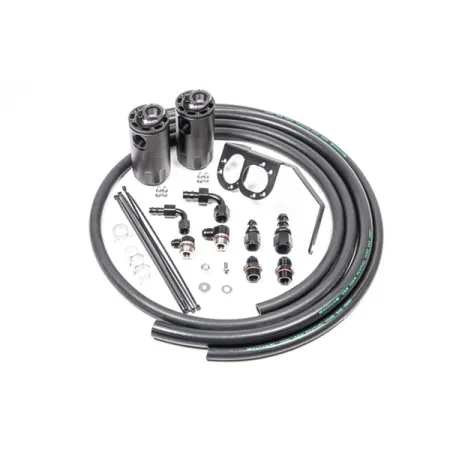 Dual Catch Can Kit PCV for Subaru WRX 15-21 Fluid Lock Radium Engineering