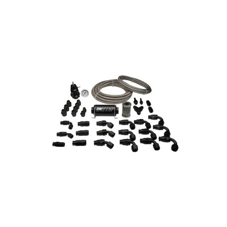 PTFE Return Plumbing Kit 8AN Feed 6AN Return DeatschWerks for Toyota Supra A90 / BMW M3 / M4