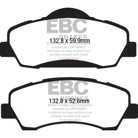 DP42177R Klocki hamulcowe YELLOWSTUFF EBC Brakes Peugeot 308 SW Mk2 308